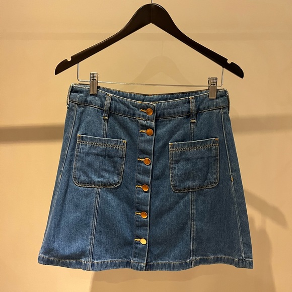 Denim skirt size US 8 - Picture 3 of 7